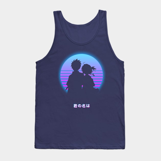 Kimi No Na Wa - Retro 80s Tank Top by The Artz